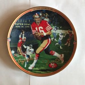 San Francisco 49ers Commemorative Plate-The Catch